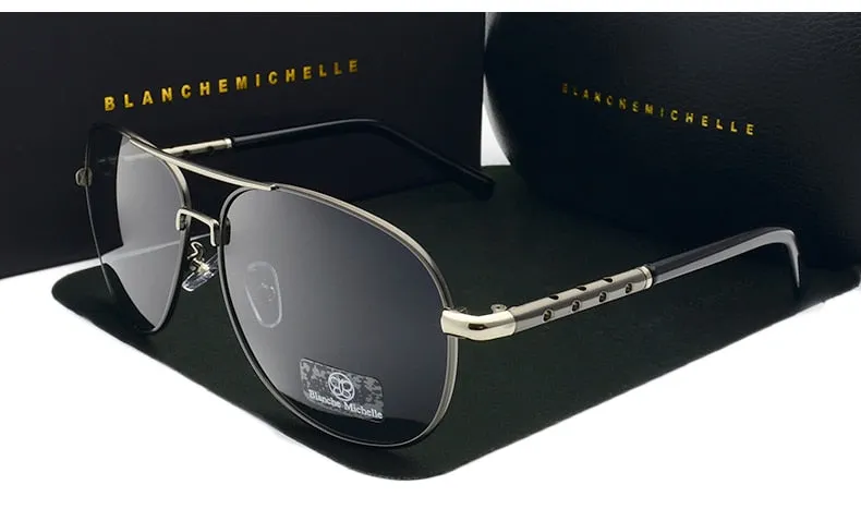 High Quality Sunglasses Men Polarized UV400 Driving Sun Glasses Mens Vintage Anti-glare Sunglass 2020 okulary oculos With Box