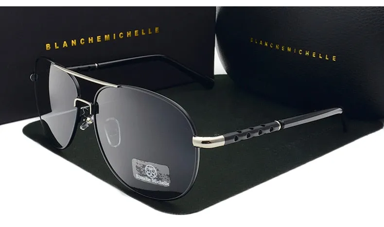High Quality Sunglasses Men Polarized UV400 Driving Sun Glasses Mens Vintage Anti-glare Sunglass 2020 okulary oculos With Box