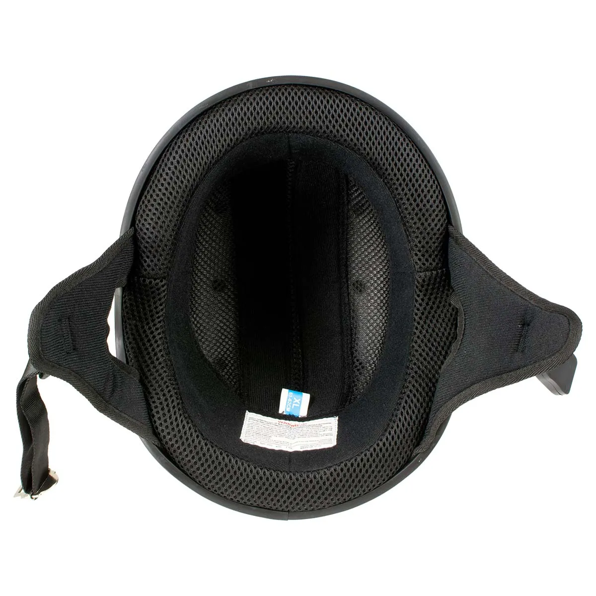 HLD1037 Gloss Black 'Up Wing Eagle USA' Advanced DOT Unisex Half Helmet with Drop Down Tinted Visor