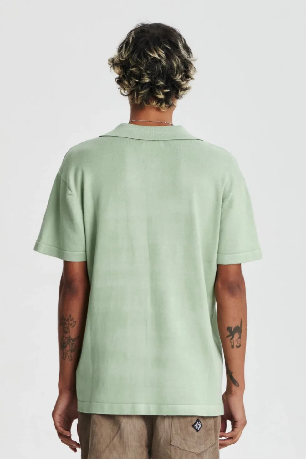 Humbug Knit Shirt Mint