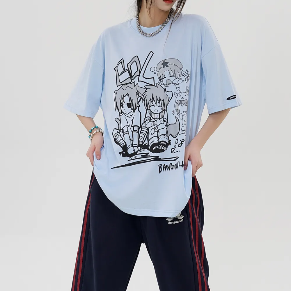 Japanese Cute Kids Printed T-shirt