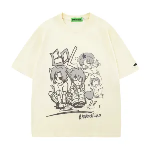 Japanese Cute Kids Printed T-shirt