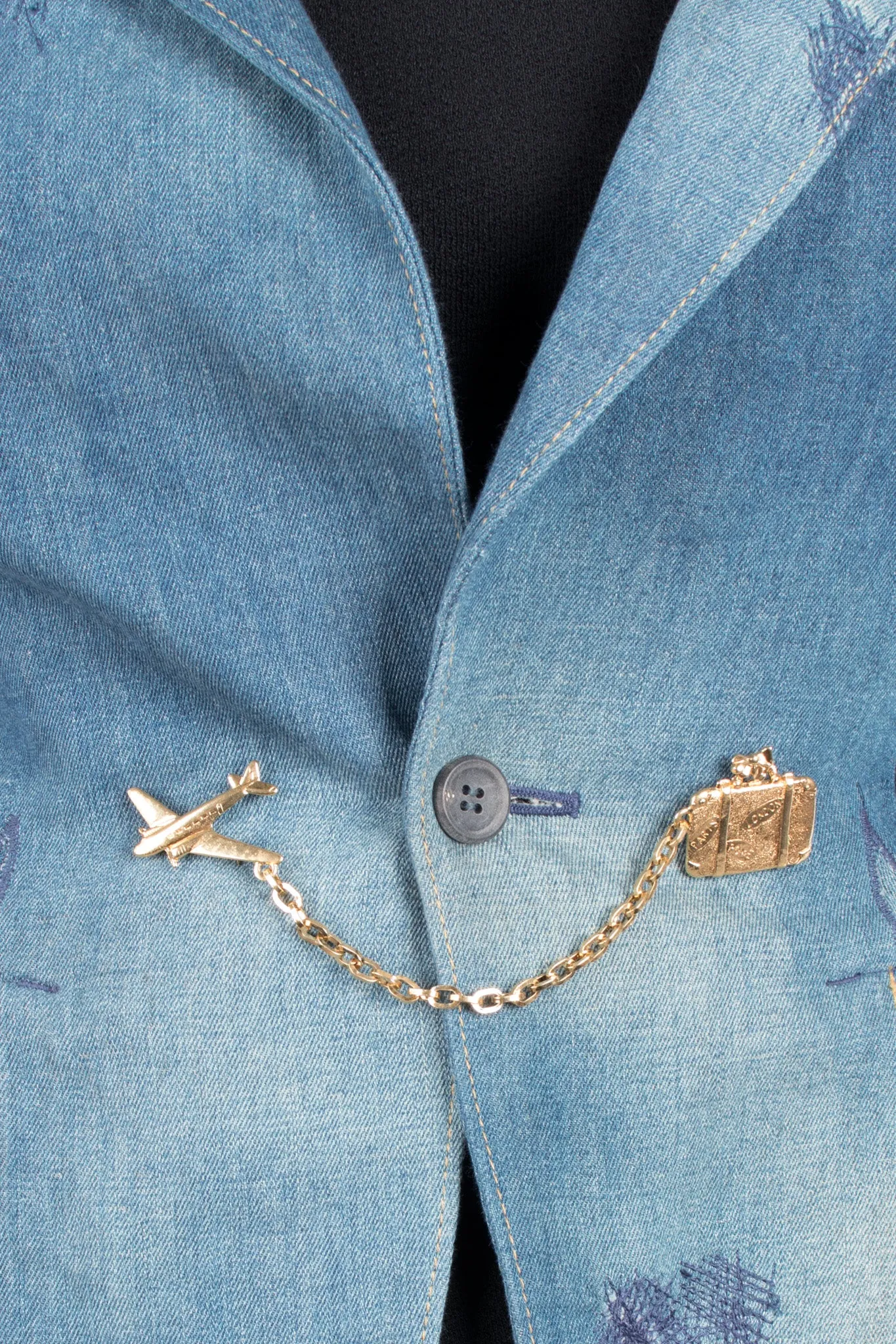 Jetsetter Chain Brooch