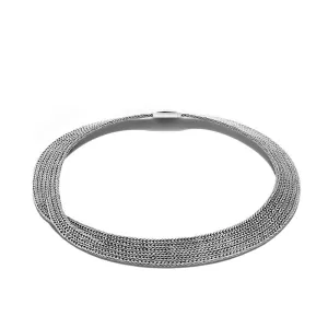 John Hardy Classic Chain Flat Woven Collar Necklace, 18"