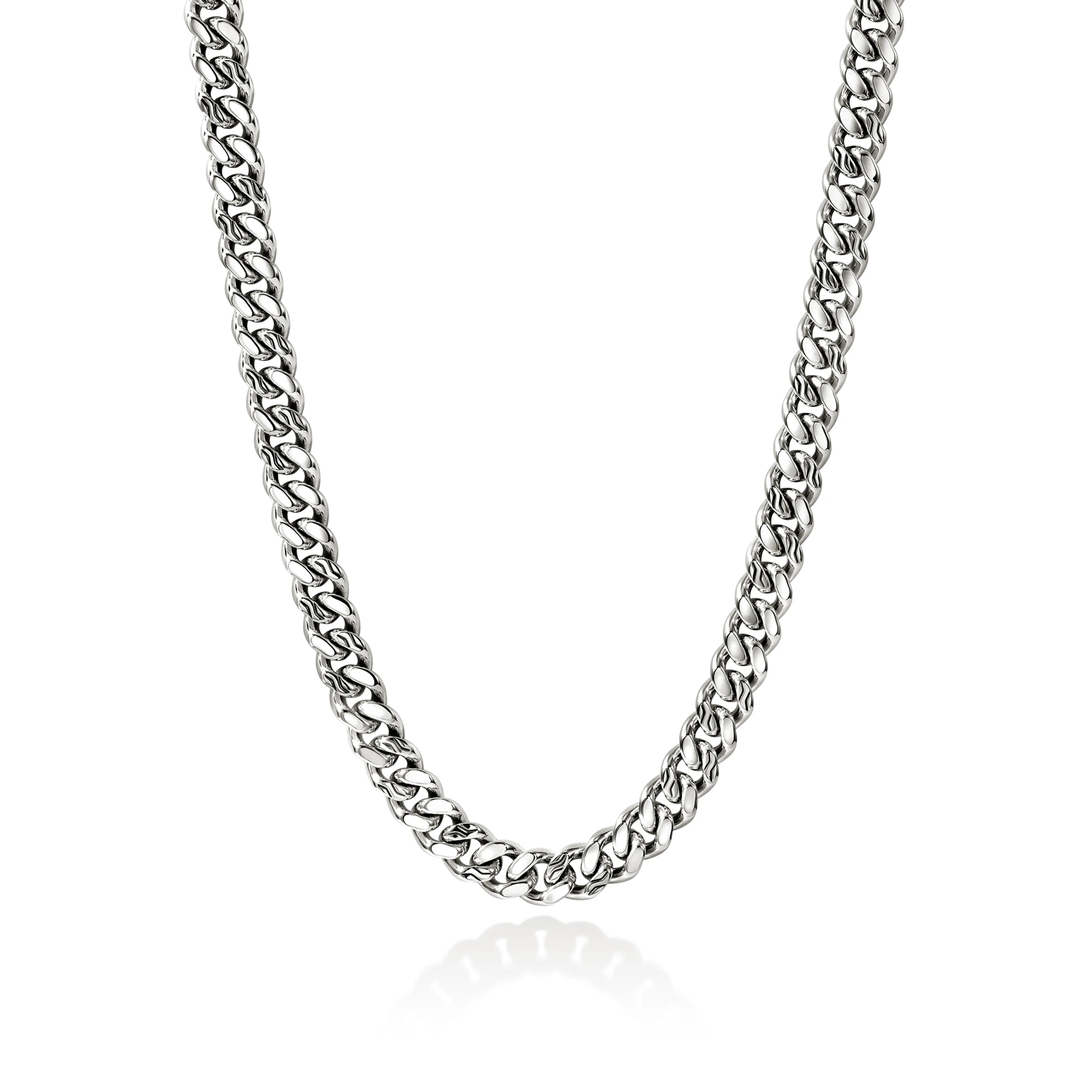 John Hardy Sterling Silver Curb Chain Necklace, 11mm
