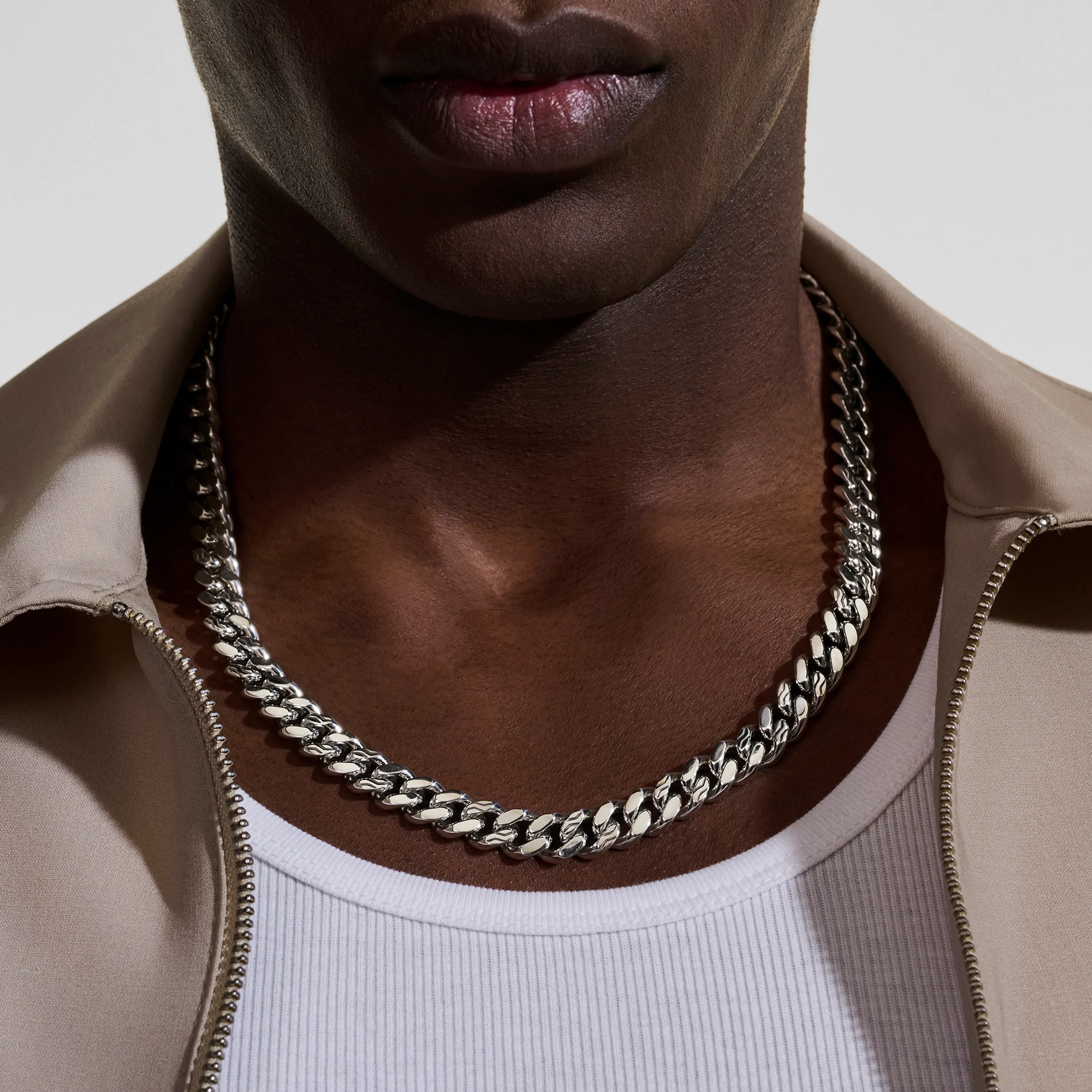 John Hardy Sterling Silver Curb Chain Necklace, 11mm