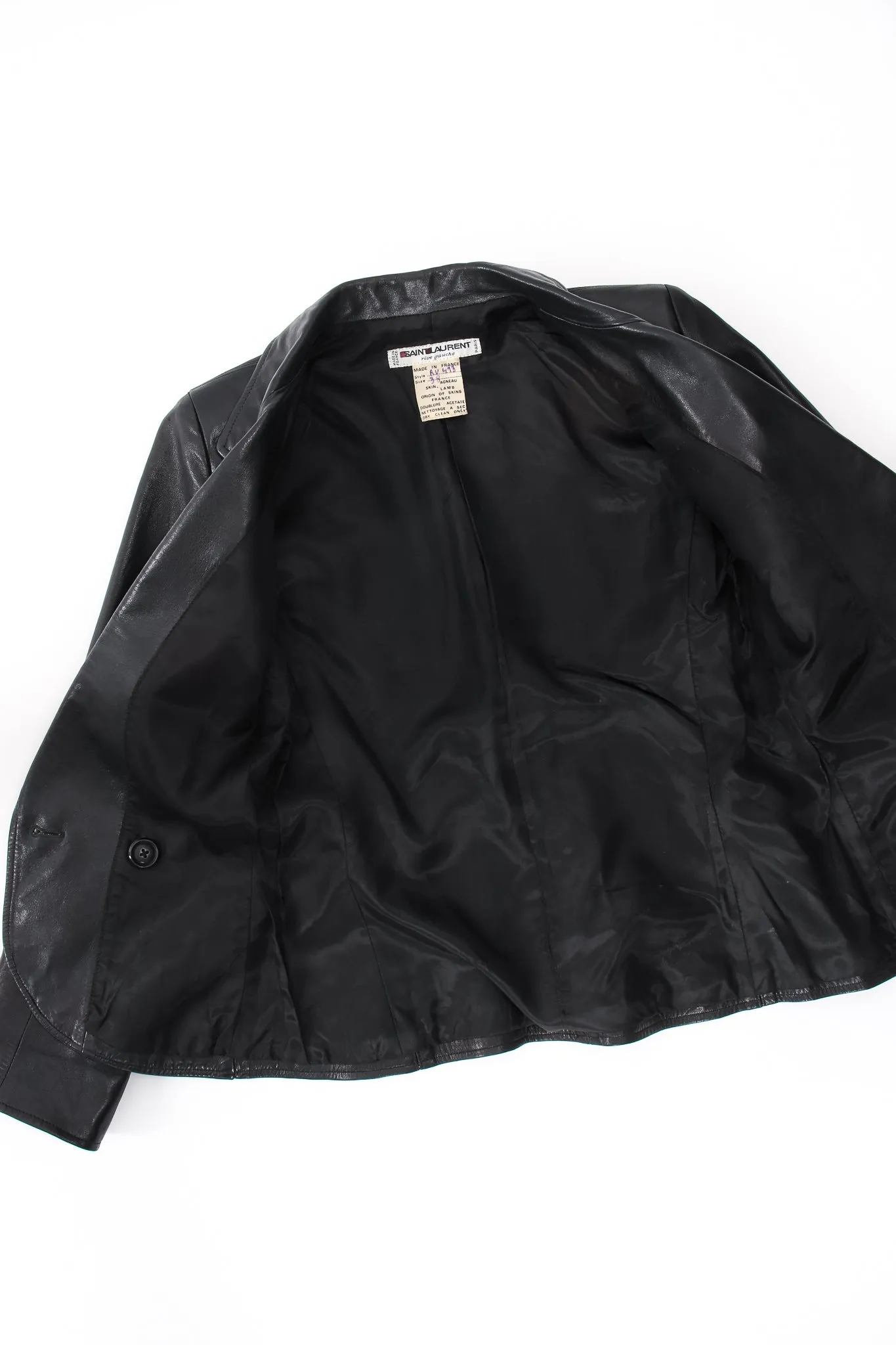 Lambskin Leather Blazer