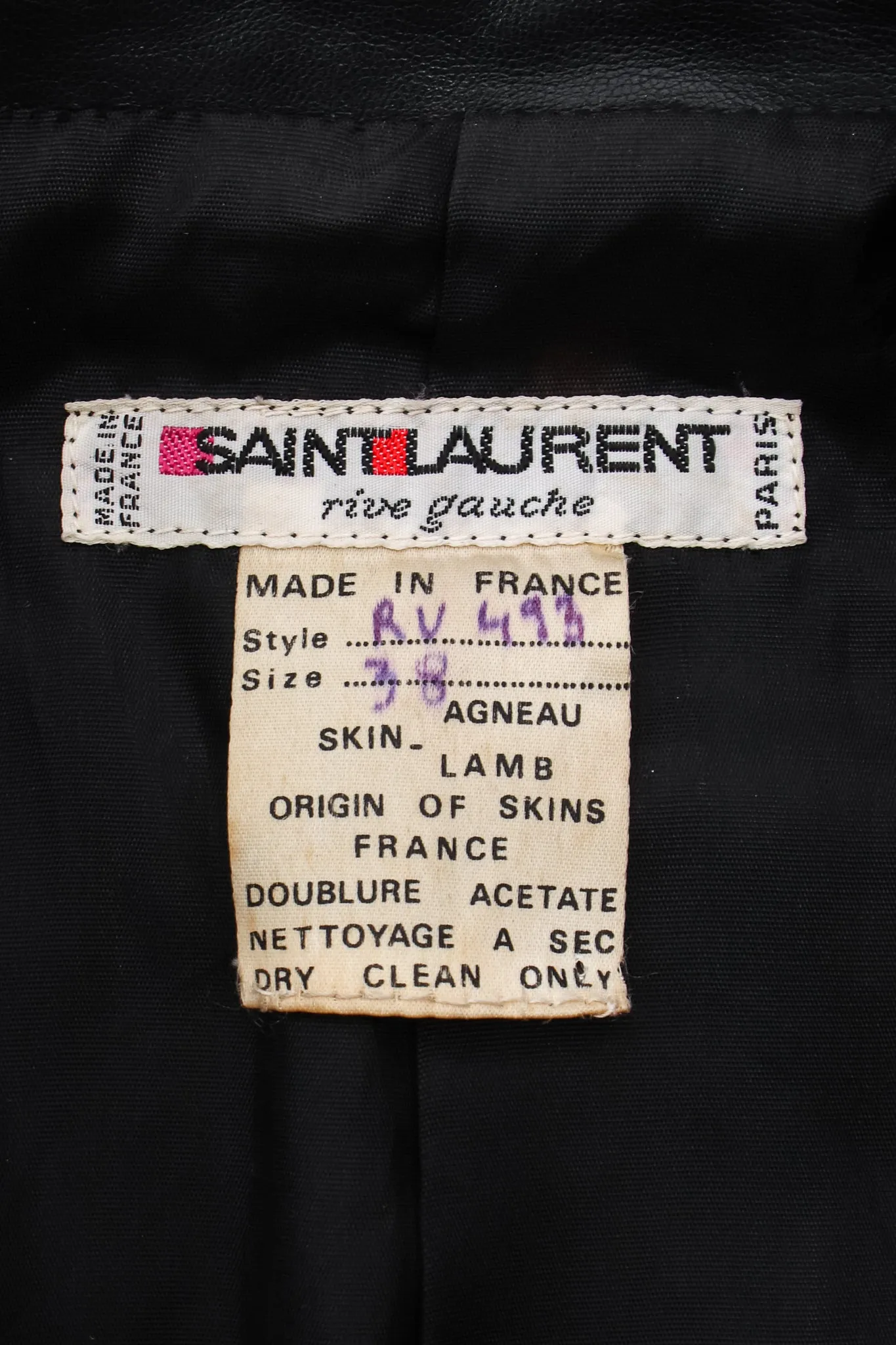 Lambskin Leather Blazer