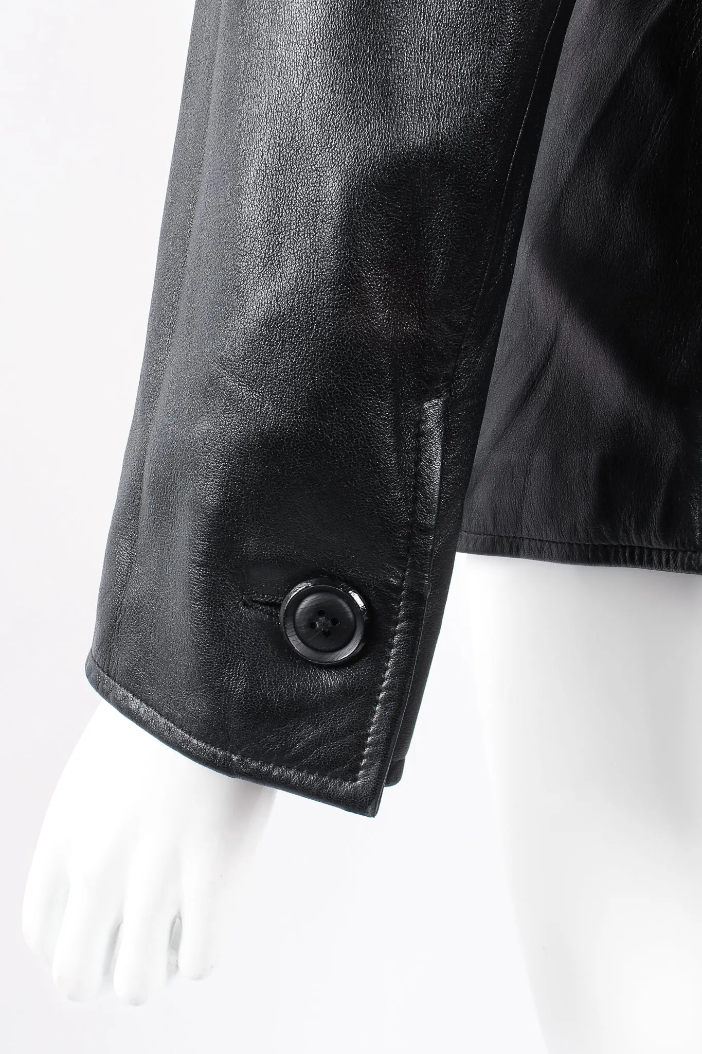 Lambskin Leather Blazer