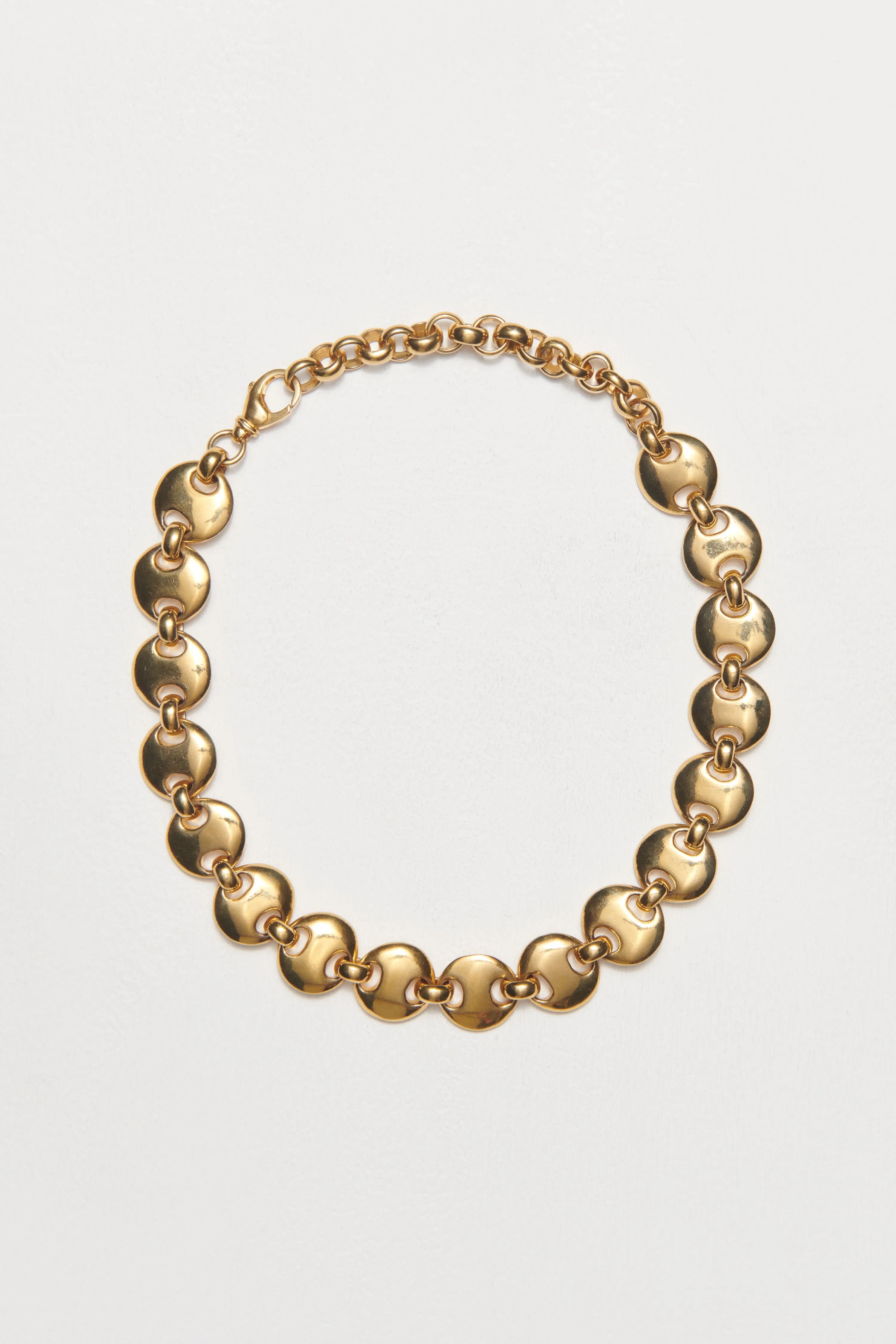 LARGE CIRCLE LINK NECKLACE
