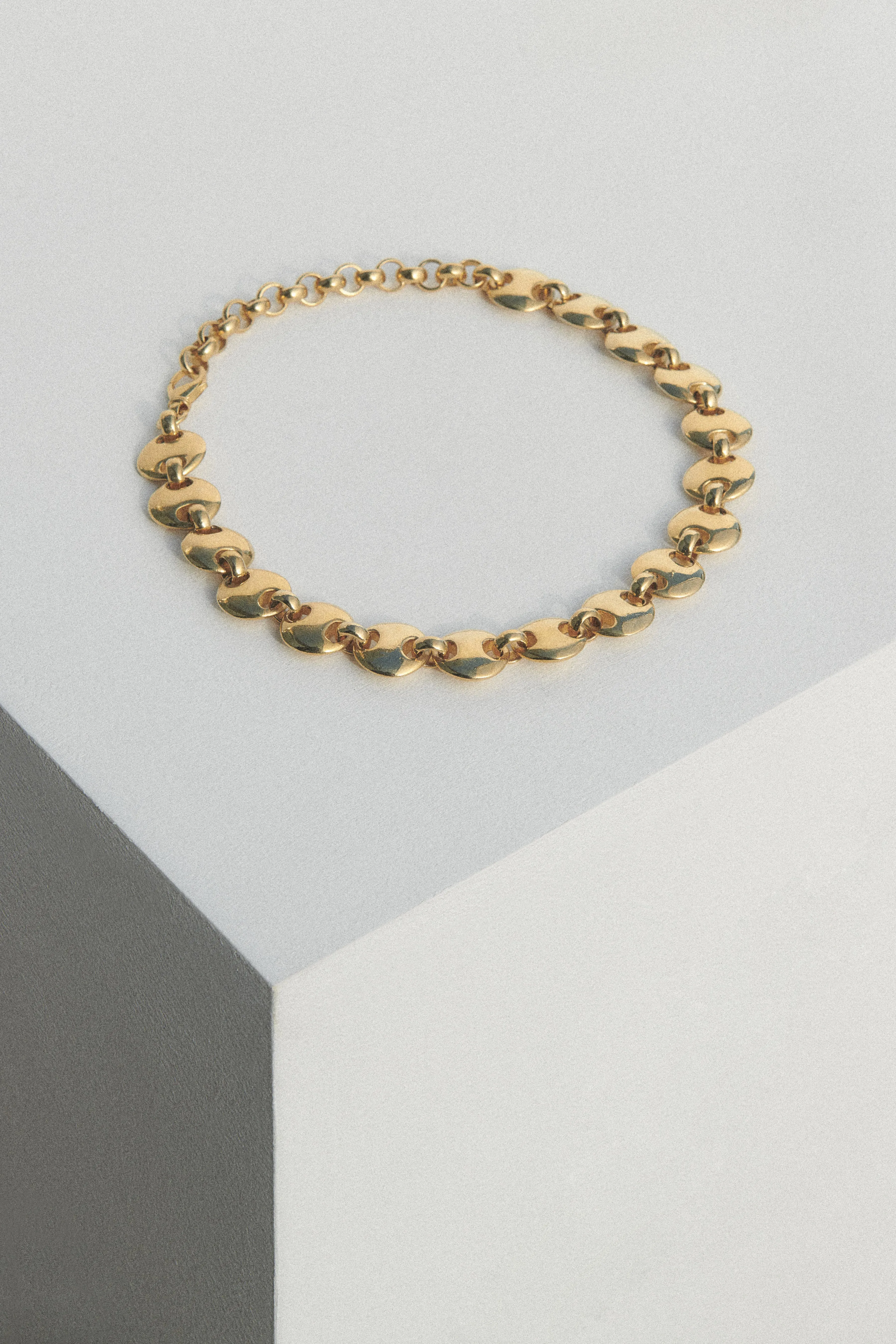 LARGE CIRCLE LINK NECKLACE