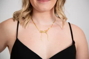 Lily Bow Necklace