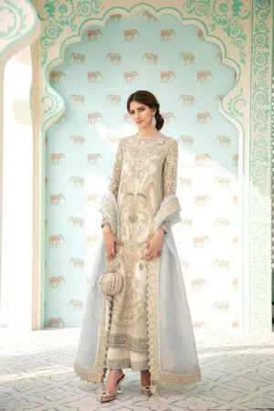 Luxury Party Wear in Ivory Color #K0028