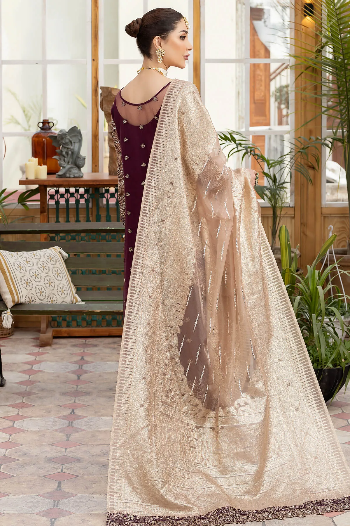 Luxury Salwar Kameez Trouser Womens Embellished Pakistani Party Dress