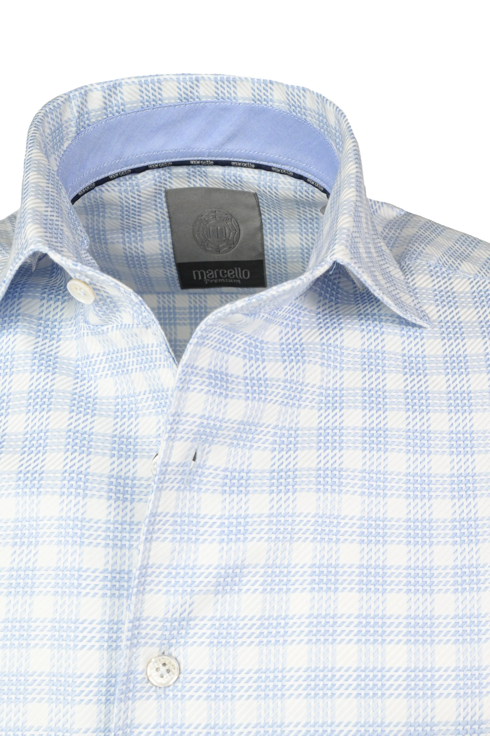 Marcello Premium Check Rhombus Blue