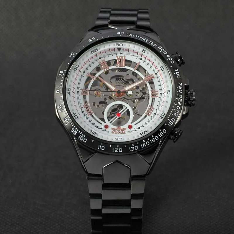 Men's Self Wind Deep Dish Skeleton Watch