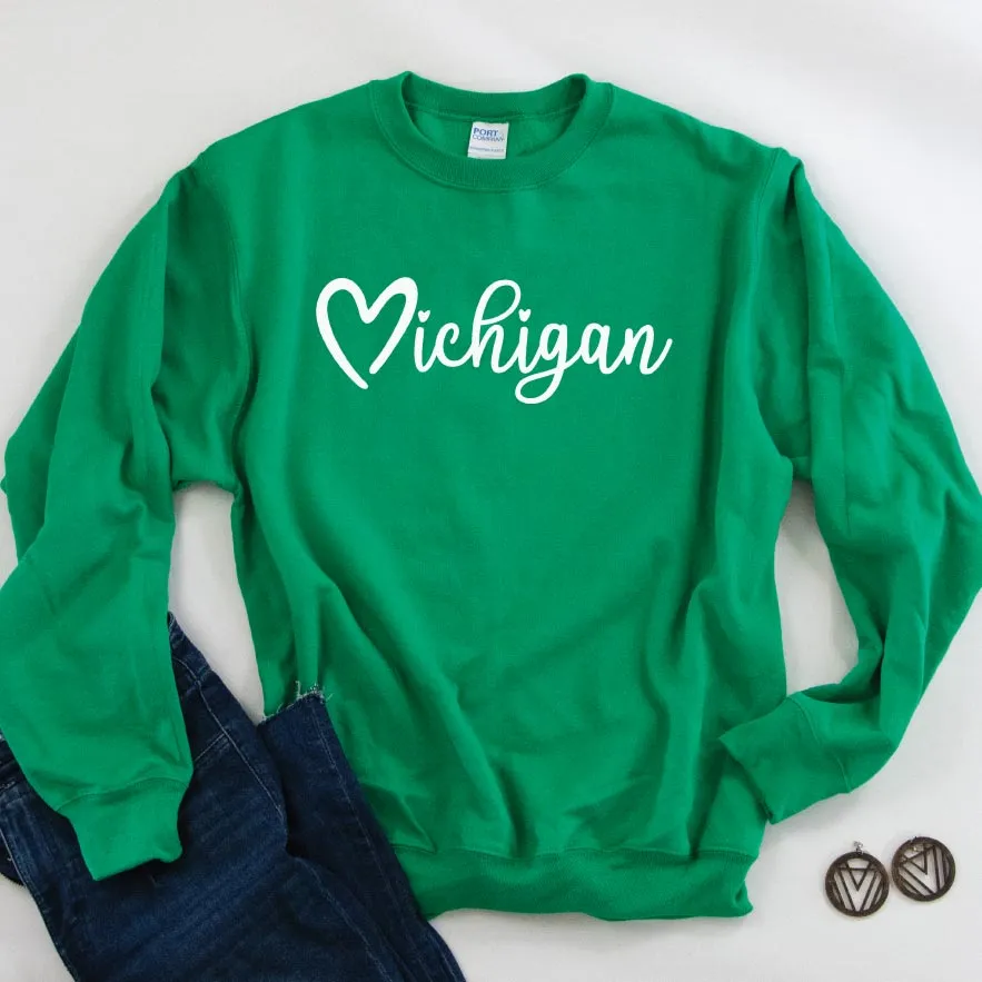 Michigan Love Sweatshirt
