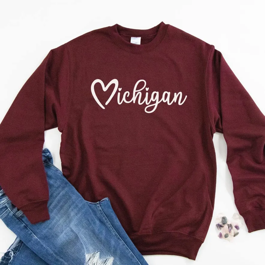 Michigan Love Sweatshirt
