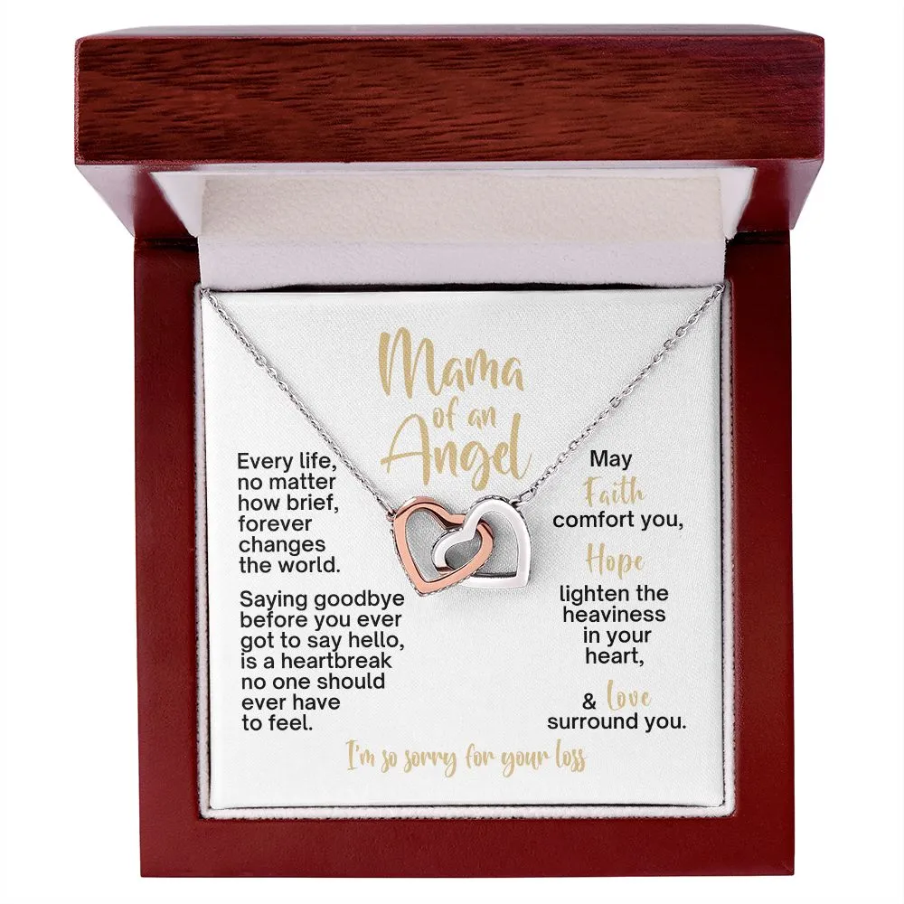 Miscarriage Gift, Infant Loss Memorial Keepsake, Stillborn Baby Necklace