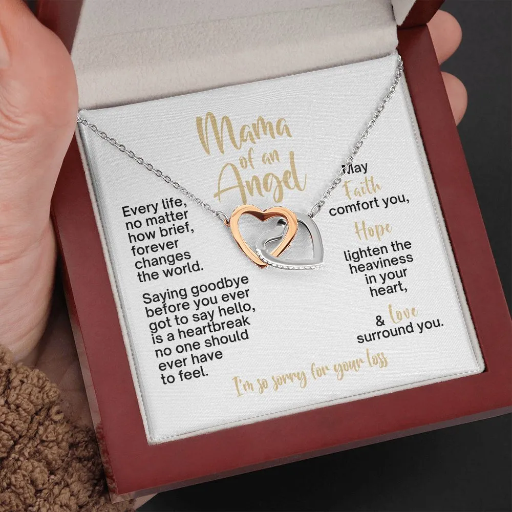 Miscarriage Gift, Infant Loss Memorial Keepsake, Stillborn Baby Necklace