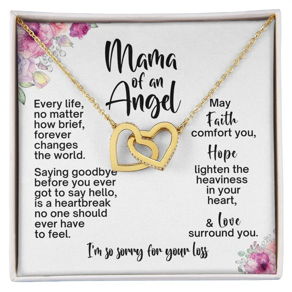 Miscarriage Gift, Infant Loss Memorial Keepsake, Stillborn Baby Necklace