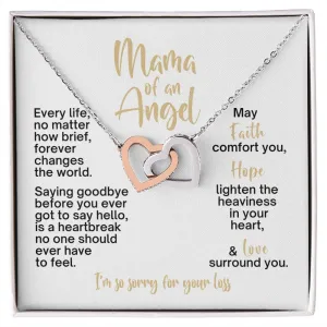 Miscarriage Gift, Infant Loss Memorial Keepsake, Stillborn Baby Necklace