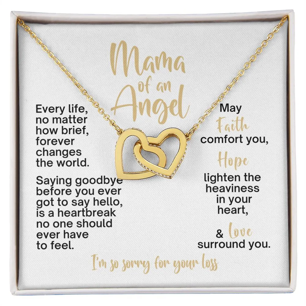 Miscarriage Gift, Infant Loss Memorial Keepsake, Stillborn Baby Necklace