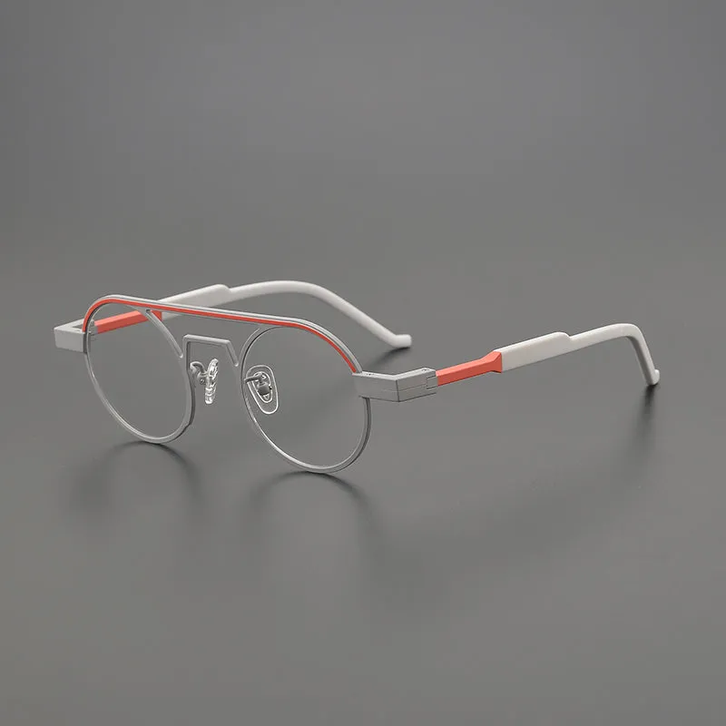 Naldo Pilot Titanium Glasses Frame