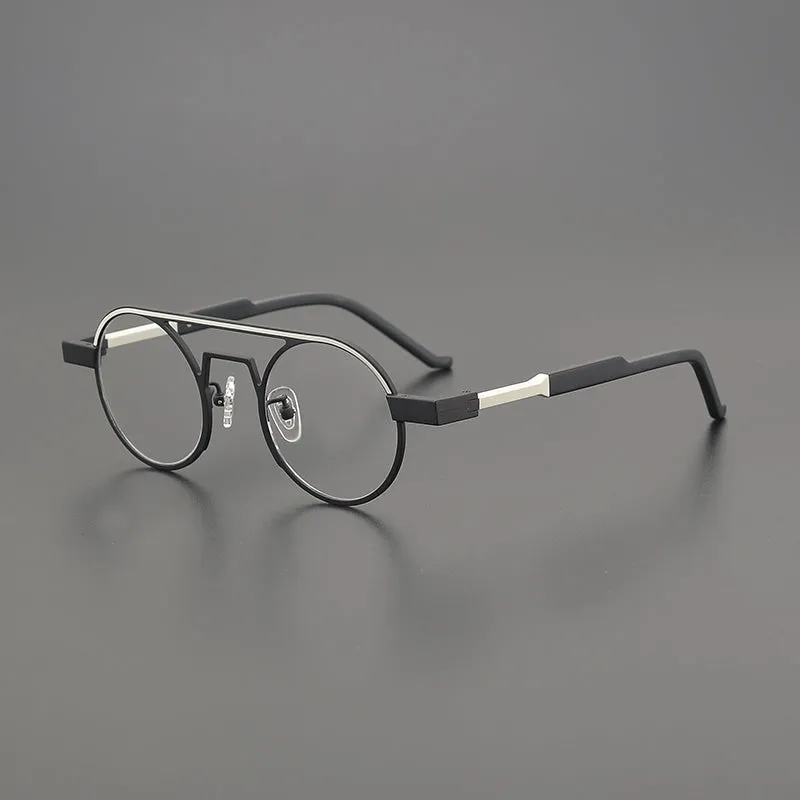 Naldo Pilot Titanium Glasses Frame