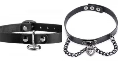 Narrow Black Collars