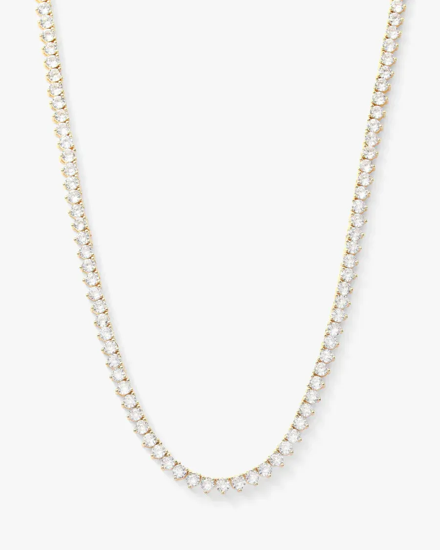 Not Your Basic Tennis Necklace 18”