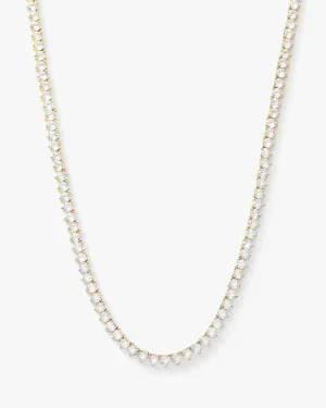 Not Your Basic Tennis Necklace 18”