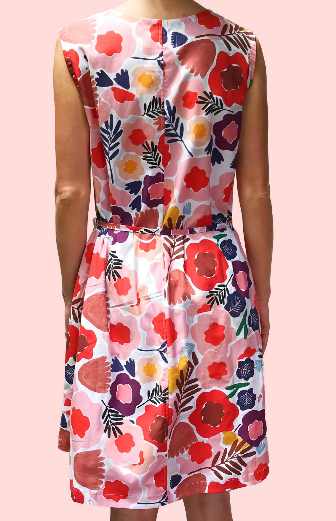 Olive's Garden 100% cotton dress with pockets (sleeveless)