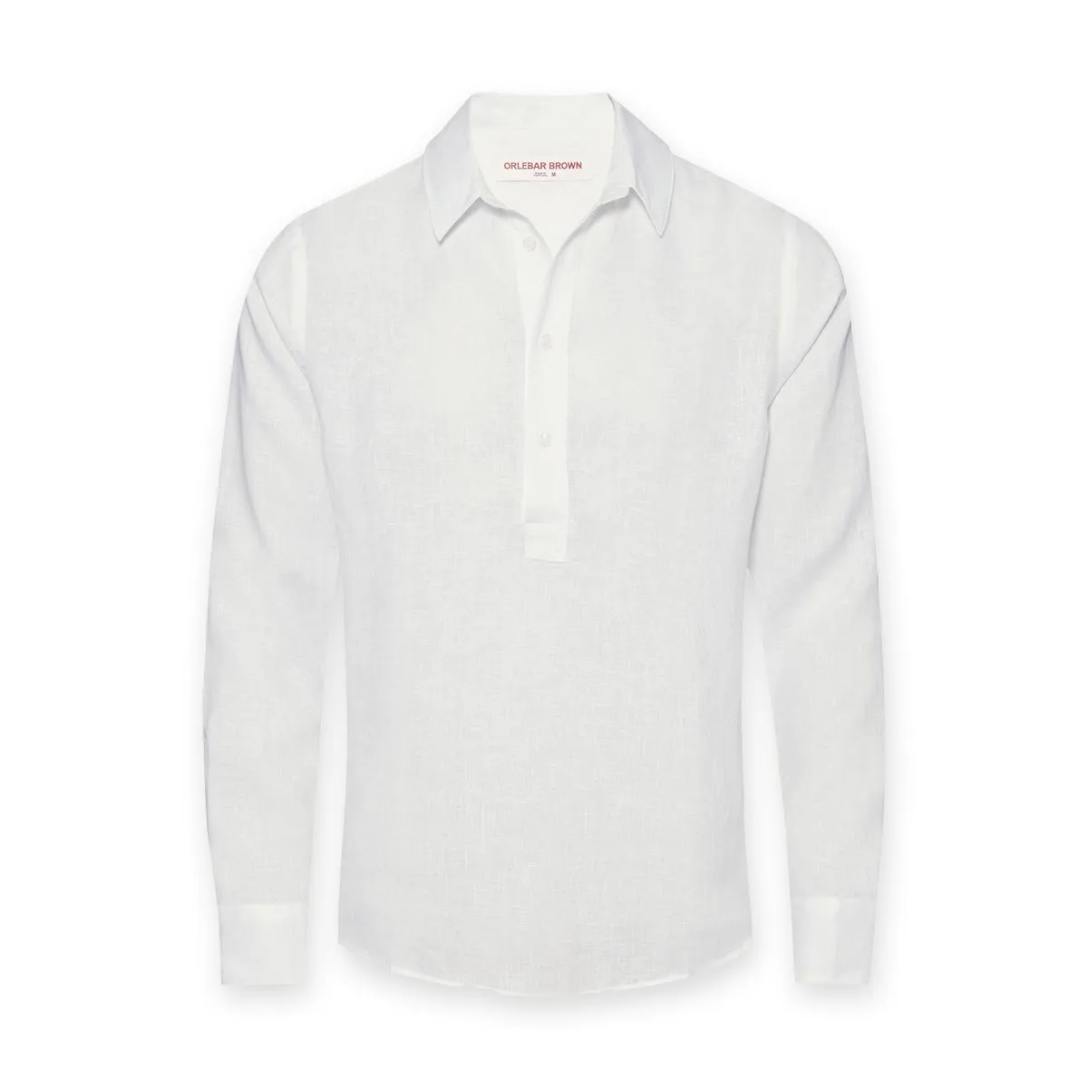 Orlebar Brown - Percy Overhead Linen Shirt in White