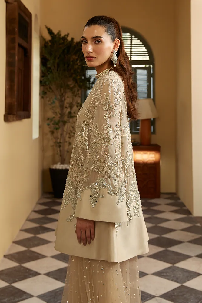 Pakistani Wedding Dress in Shirt and Sharara Style