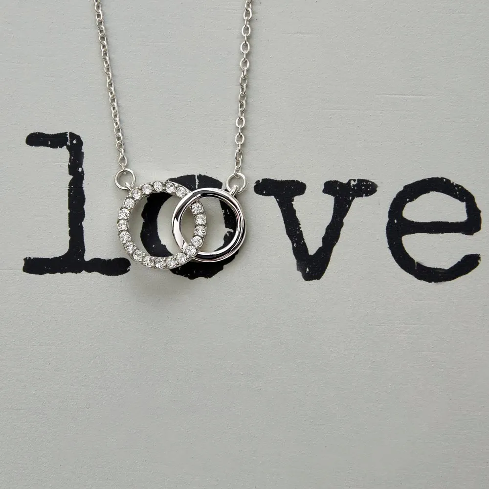 Pansexual Striped message card necklace gift