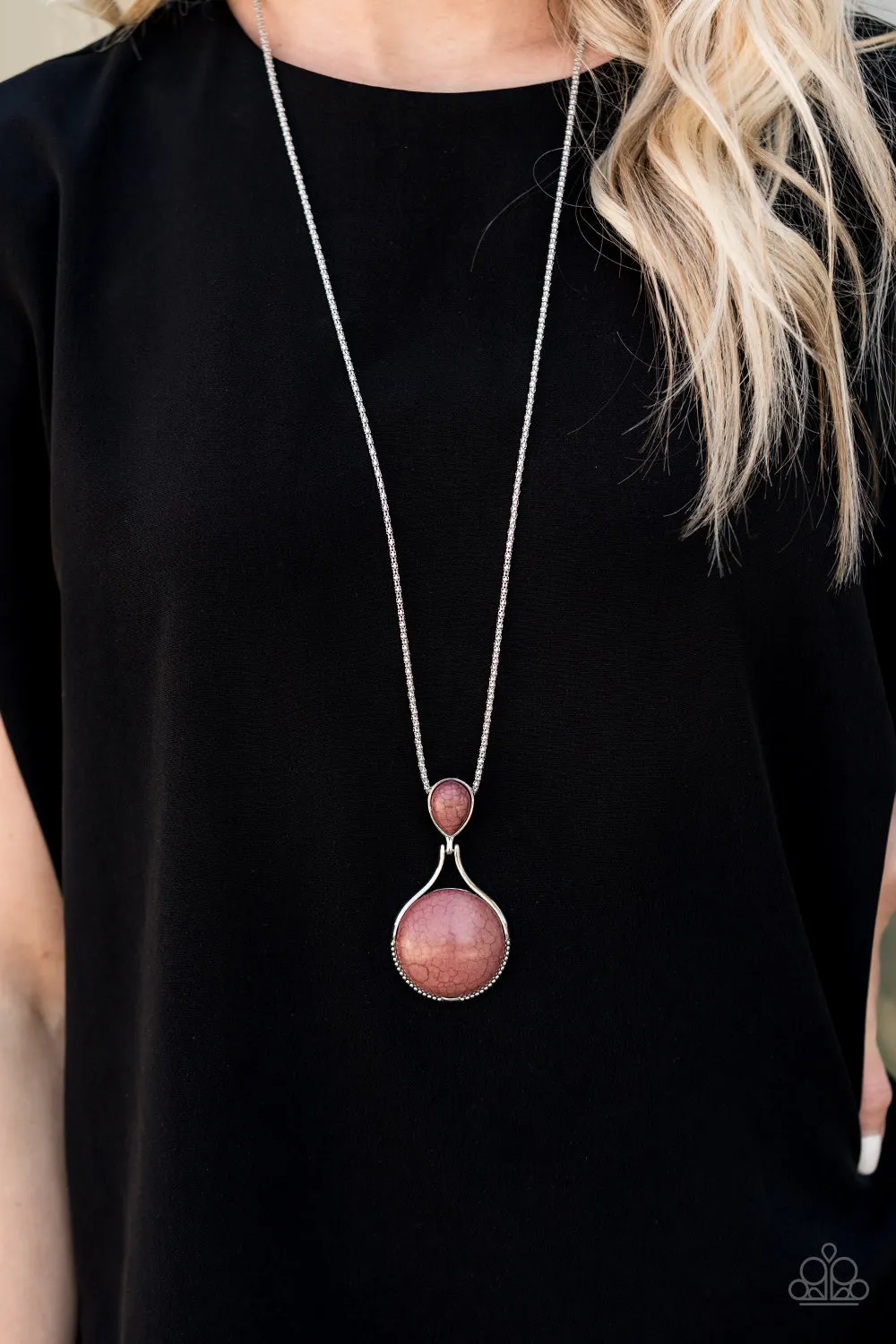 Paparazzi - Desert Pools - Brown Necklace