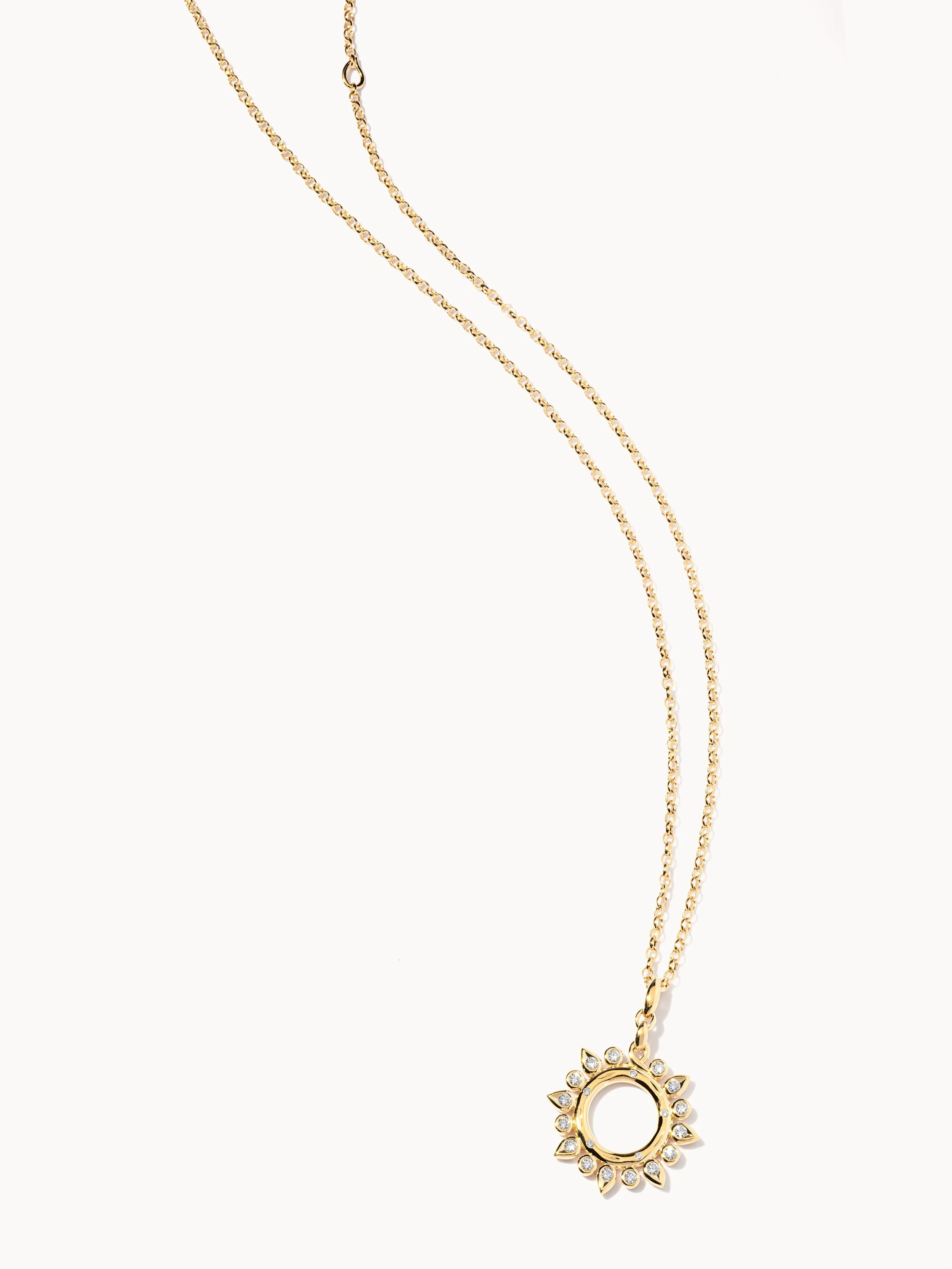 Pendant GYPSY 'Classic' Sun with Diamonds