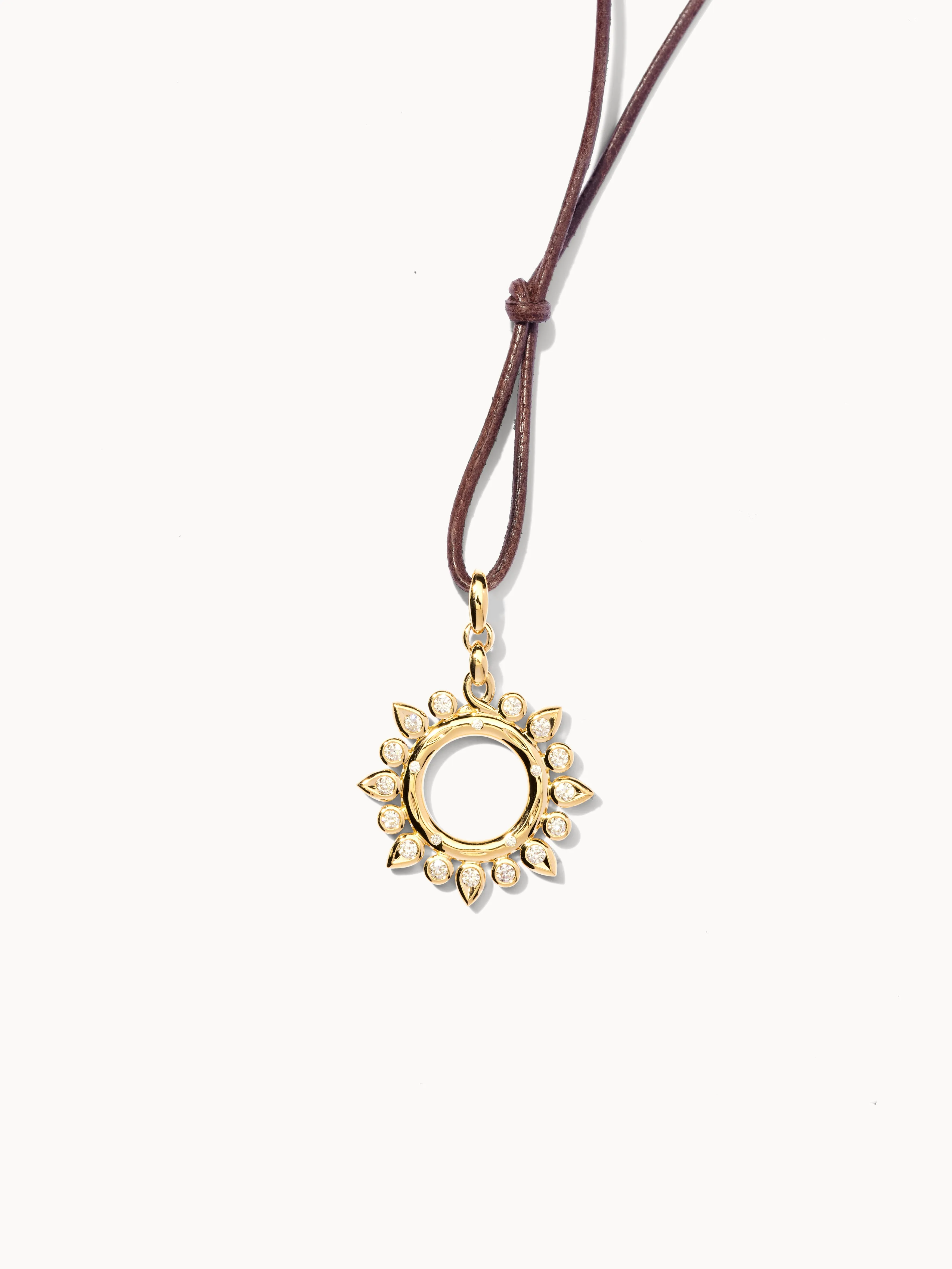 Pendant GYPSY 'Classic' Sun with Diamonds