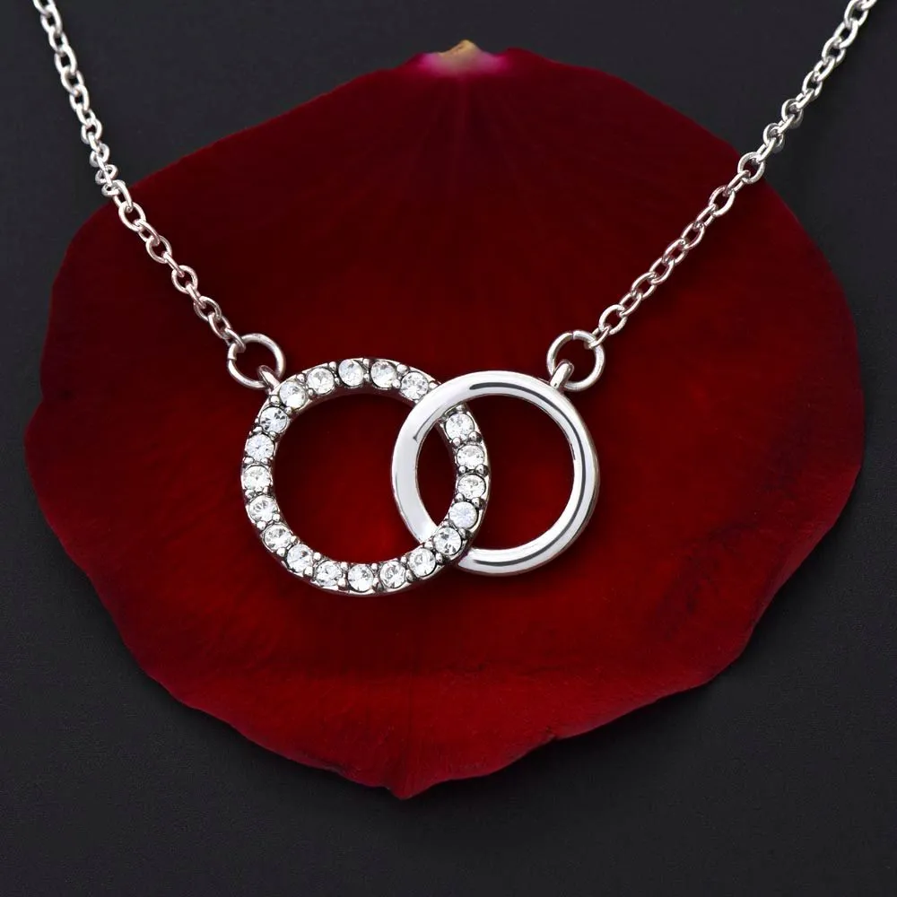Perfect Pair Necklace, For Girlfriend, Wife, Christmas, Birthday, Valentine's Day, Anniversary, Custom Message Card