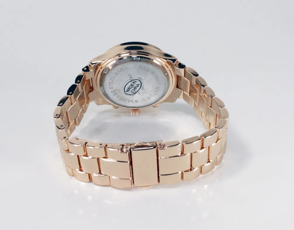Pink Rose Gold Watch