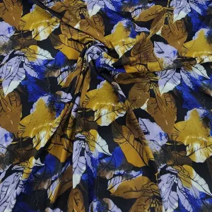 Printed Dty Brushed Fabric 150cm Purple