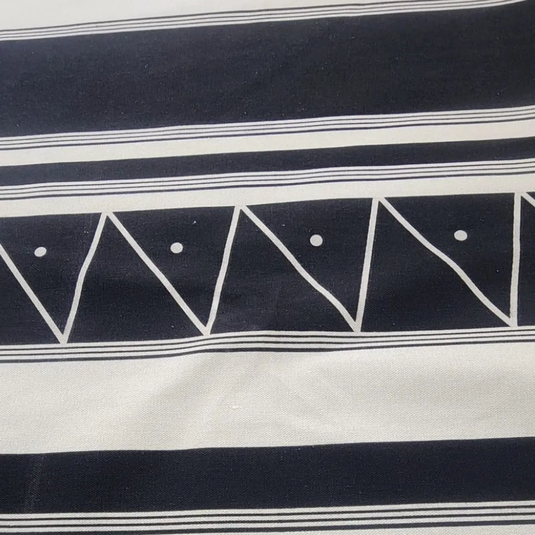 Printed Xhosa Fabric Dsn 8 150 cm Cream