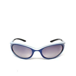 Prototype 2 Classic Deadstock Hue Dual Colored Visor Sunglasses - Blue/Black