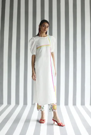 Raji Ramniq I Love To Dot I Cotton Silk Ensemble I Black and White 116