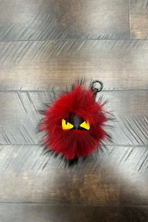 Red Monster/Black Eyes Keychain