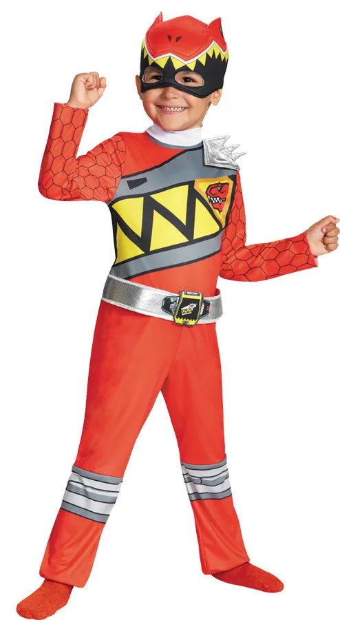 Red Ranger Dino Classic 3T-4T Child Boys Costume