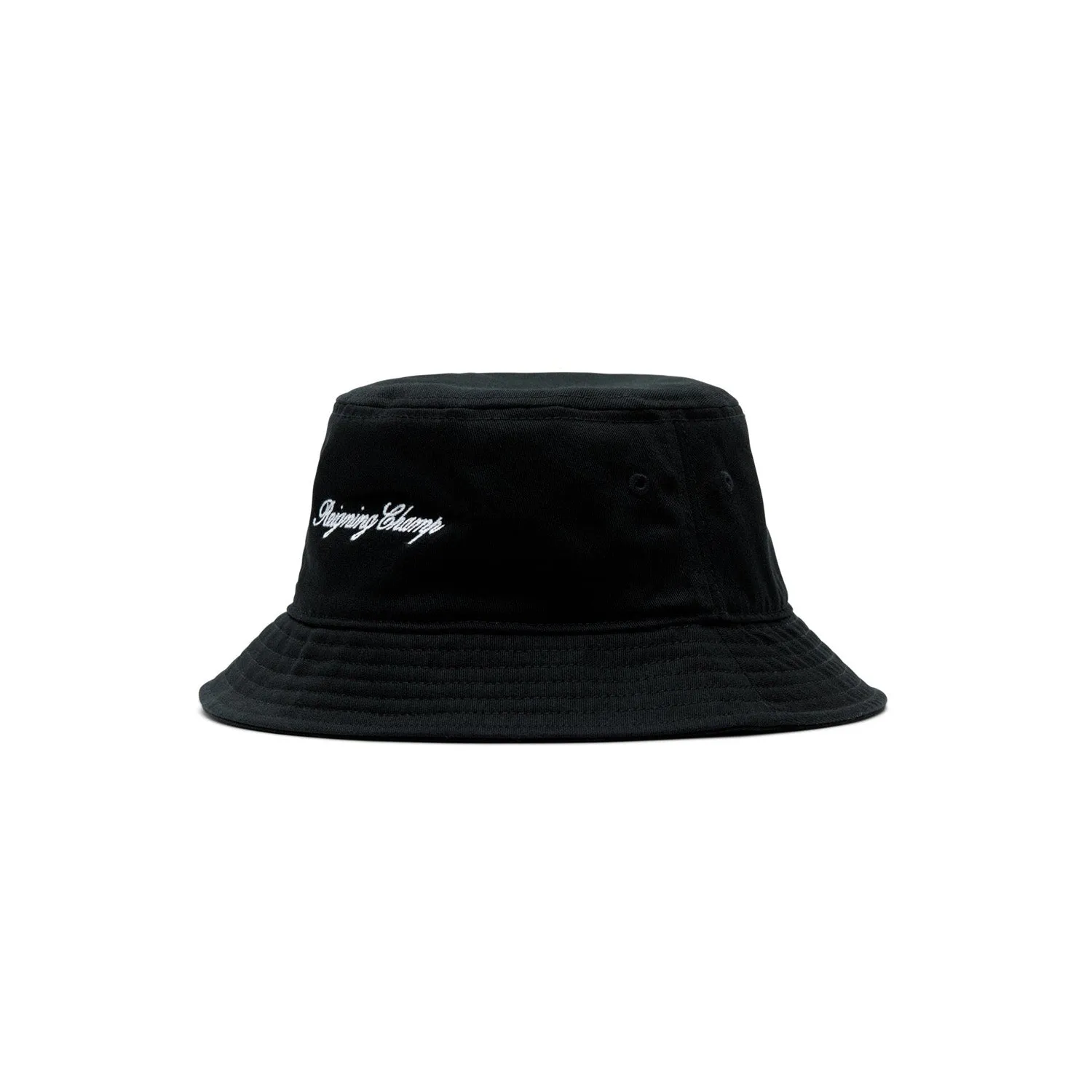 Reigning Champ Woven Script Series Bucket Hat Black RC-7377-BLK