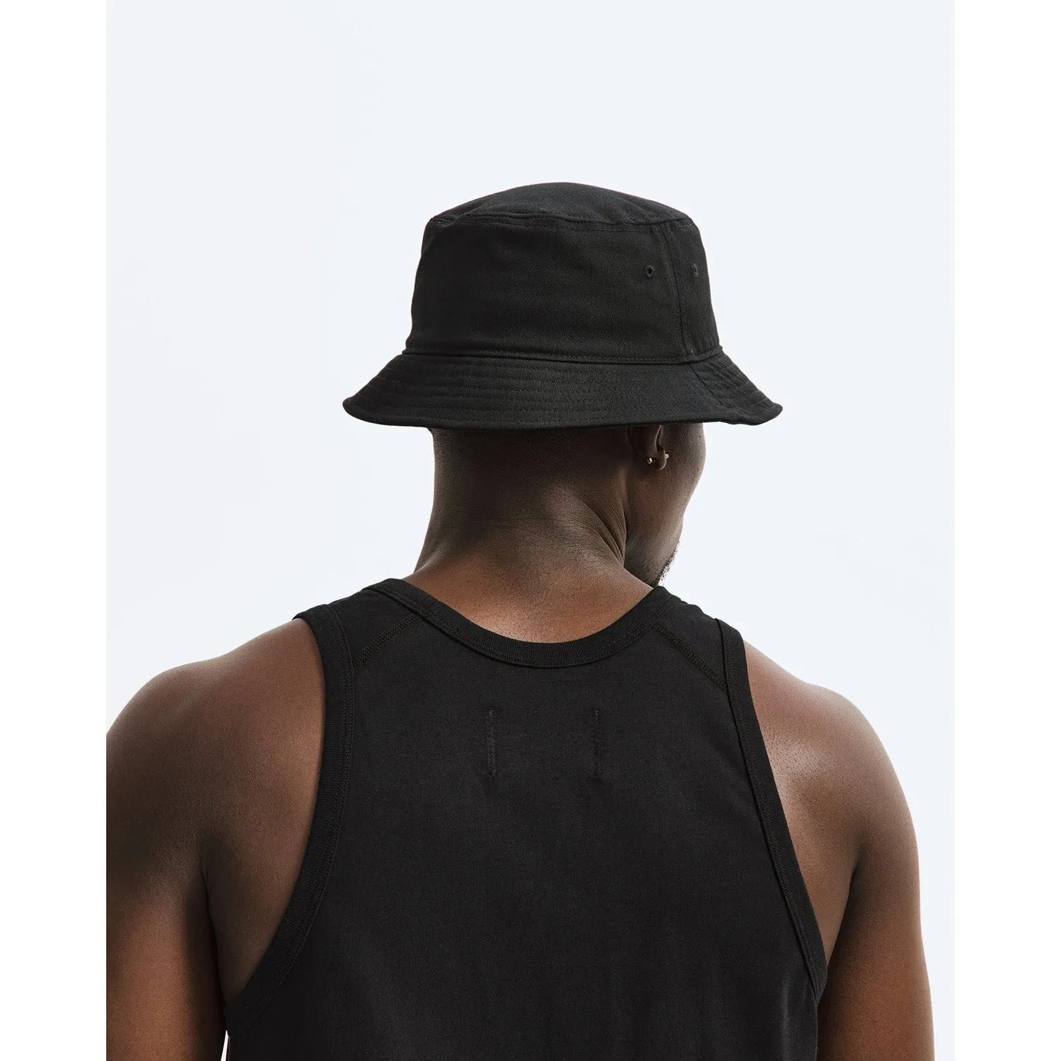 Reigning Champ Woven Script Series Bucket Hat Black RC-7377-BLK
