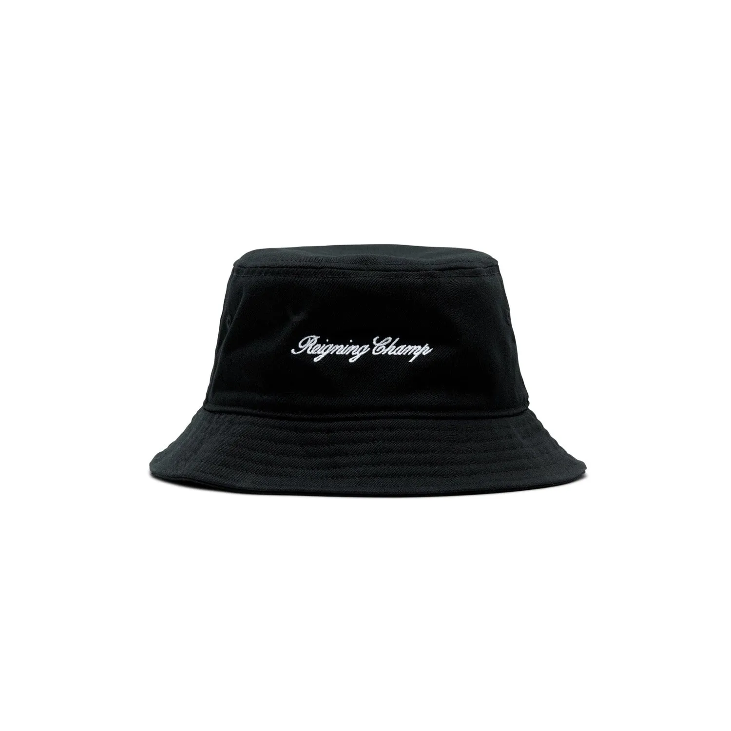 Reigning Champ Woven Script Series Bucket Hat Black RC-7377-BLK